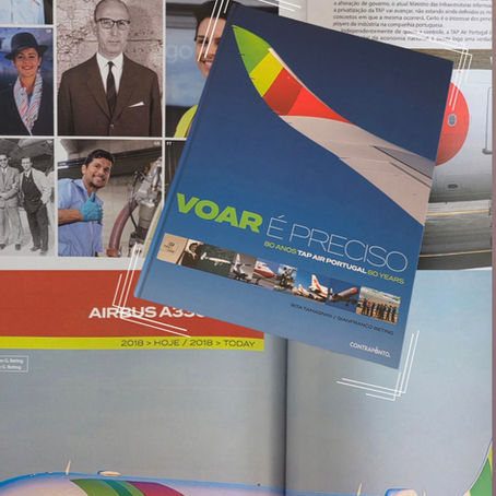 TAP: livro 'Voar é preciso', de Rita Tamagnini, celebra 80 anos da companhia aérea