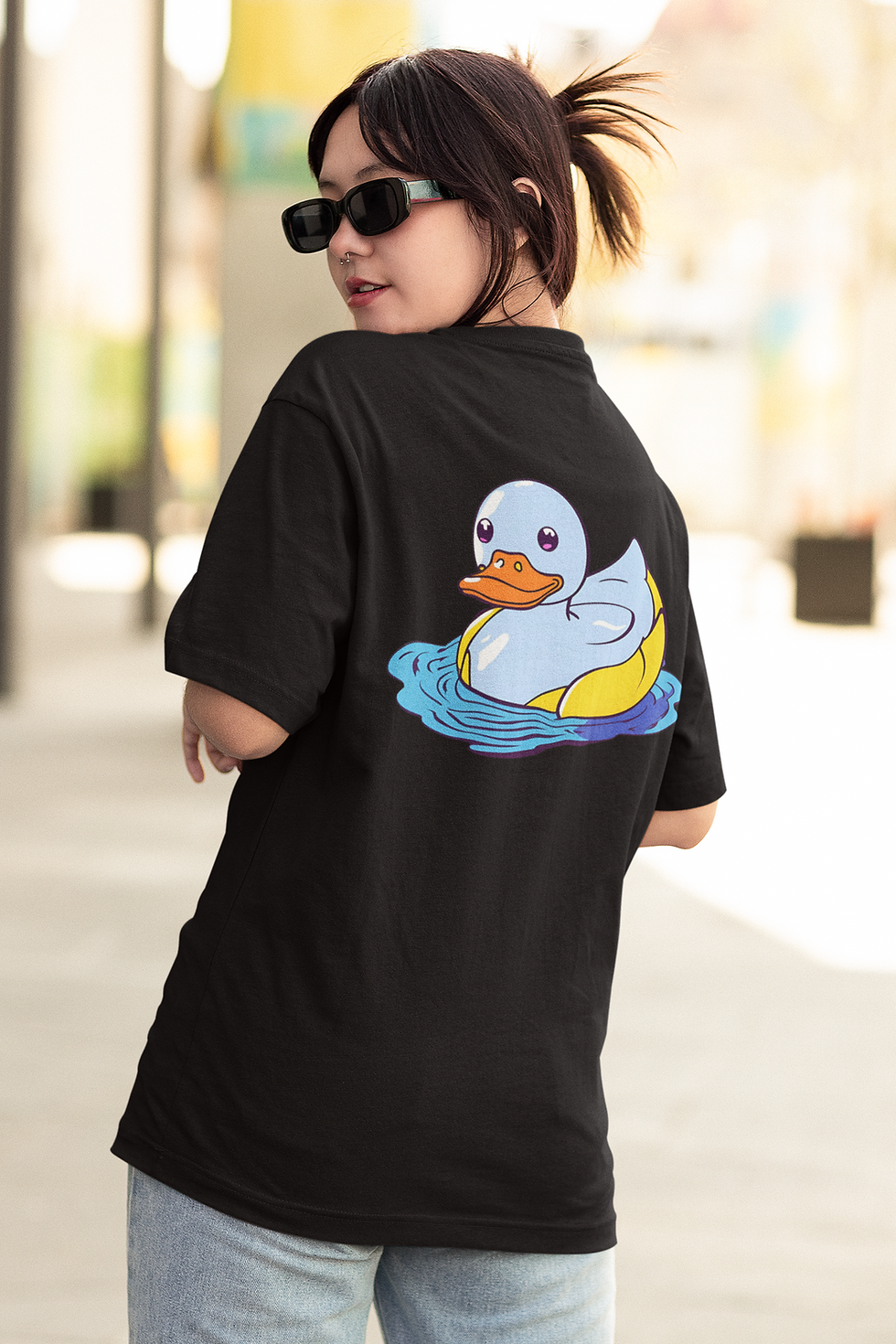 Oversized graphic tee