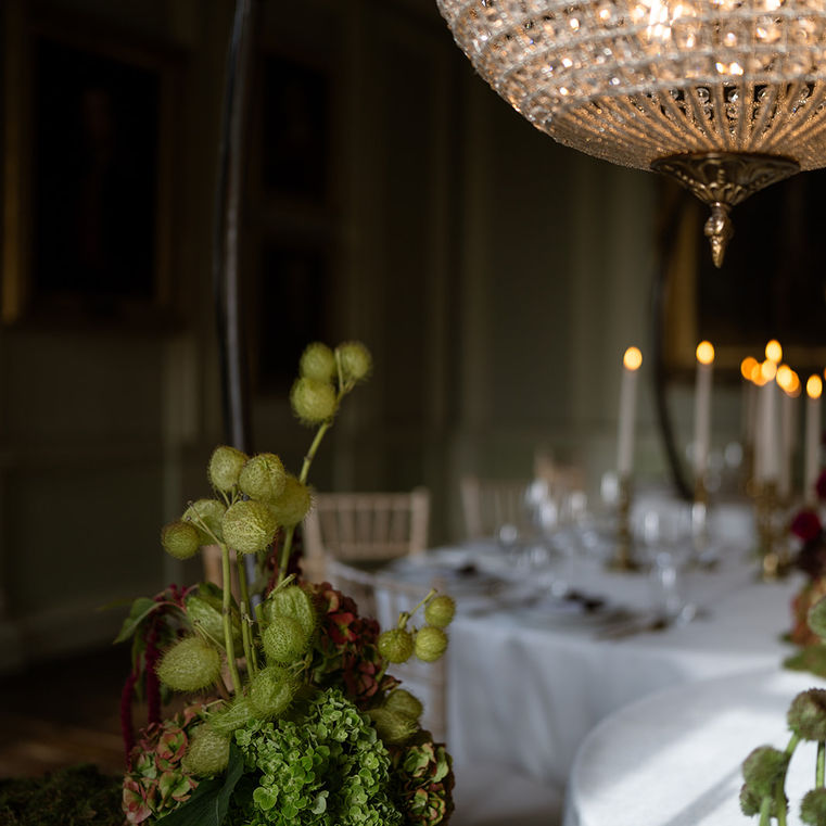 Wedding flowers, Davenport House