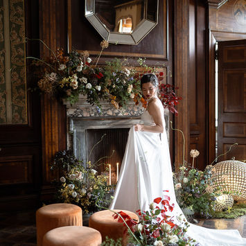 Wedding flowers, Davenport House