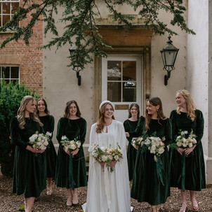 wedding flowers aswarby rectory, east midlands