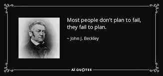 The First Commandment Of Strategic Planning: Don't Fail To Plan