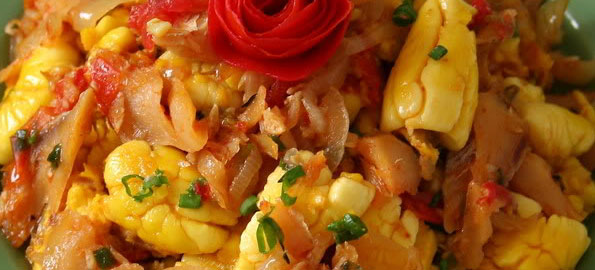 Arranged Food and Objects