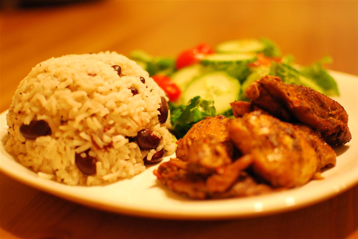 Arranged Food and Objects