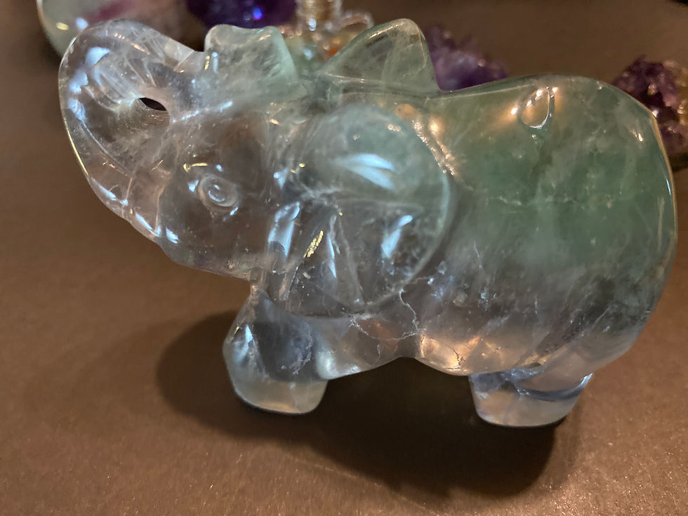 Fluorit Figur Elegant🐘