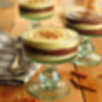 Crema de vainilla y chocolate