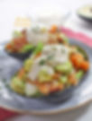 Aguacates rellenos de ahumados