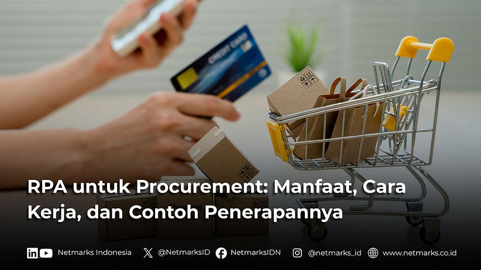 Cover artikel dengan judul RPA untuk Procurement: Manfaat, Cara Kerja, dan Contoh Penerapannya