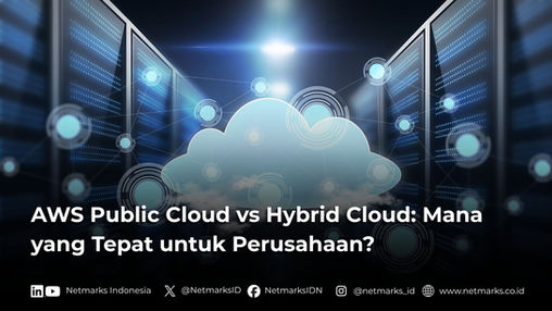 Cover artikel yang berjudul AWS Public Cloud vs Hybrid Cloud: Mana yang Tepat untuk Perusahaan?