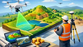 Rilievo topografico con drone: costi reali