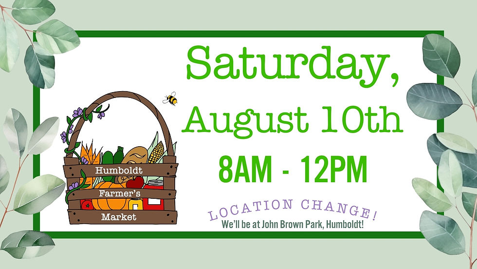 our next market graphic with date info