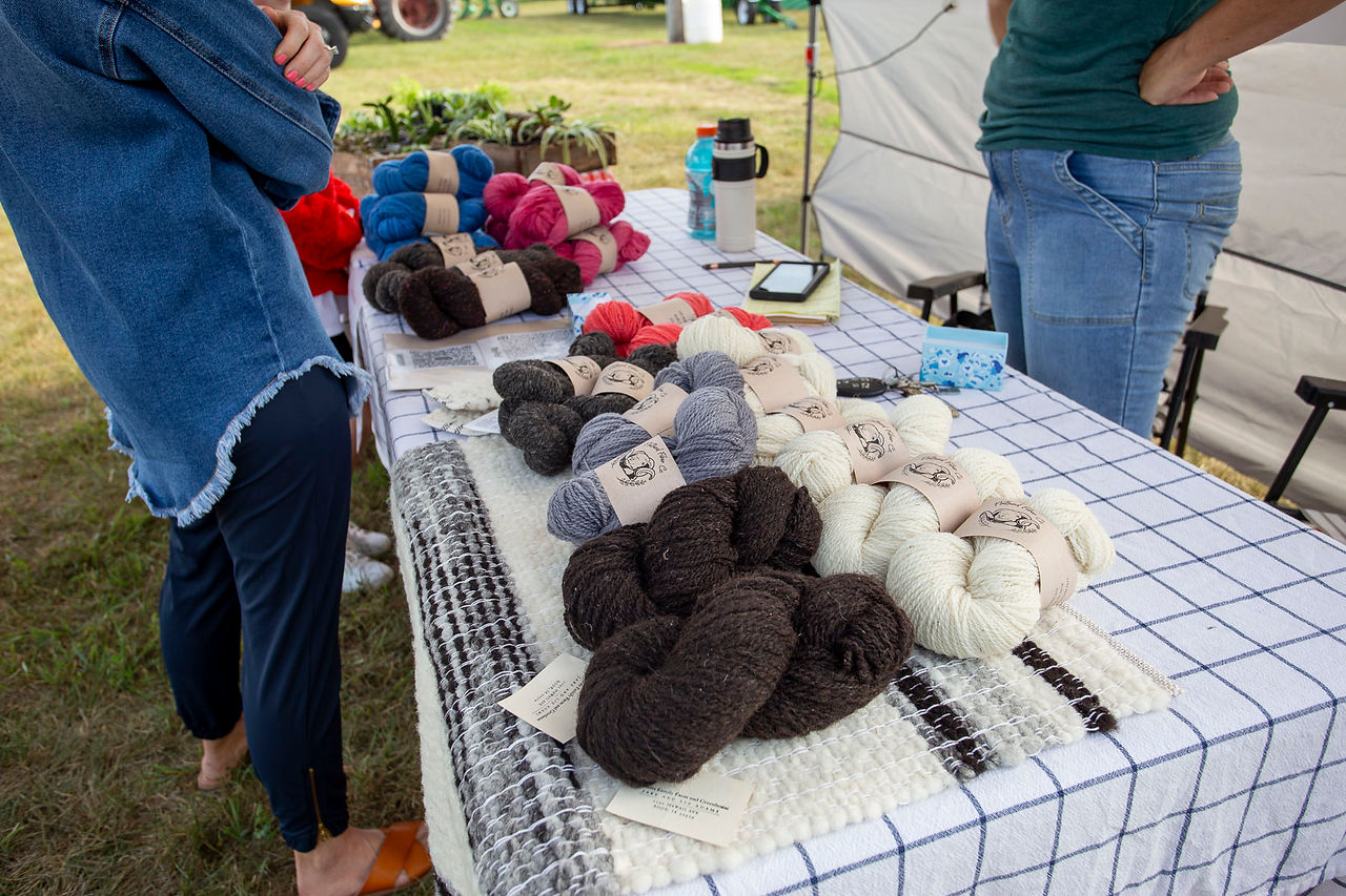 Adam's Family Farm & greenhouse yarn