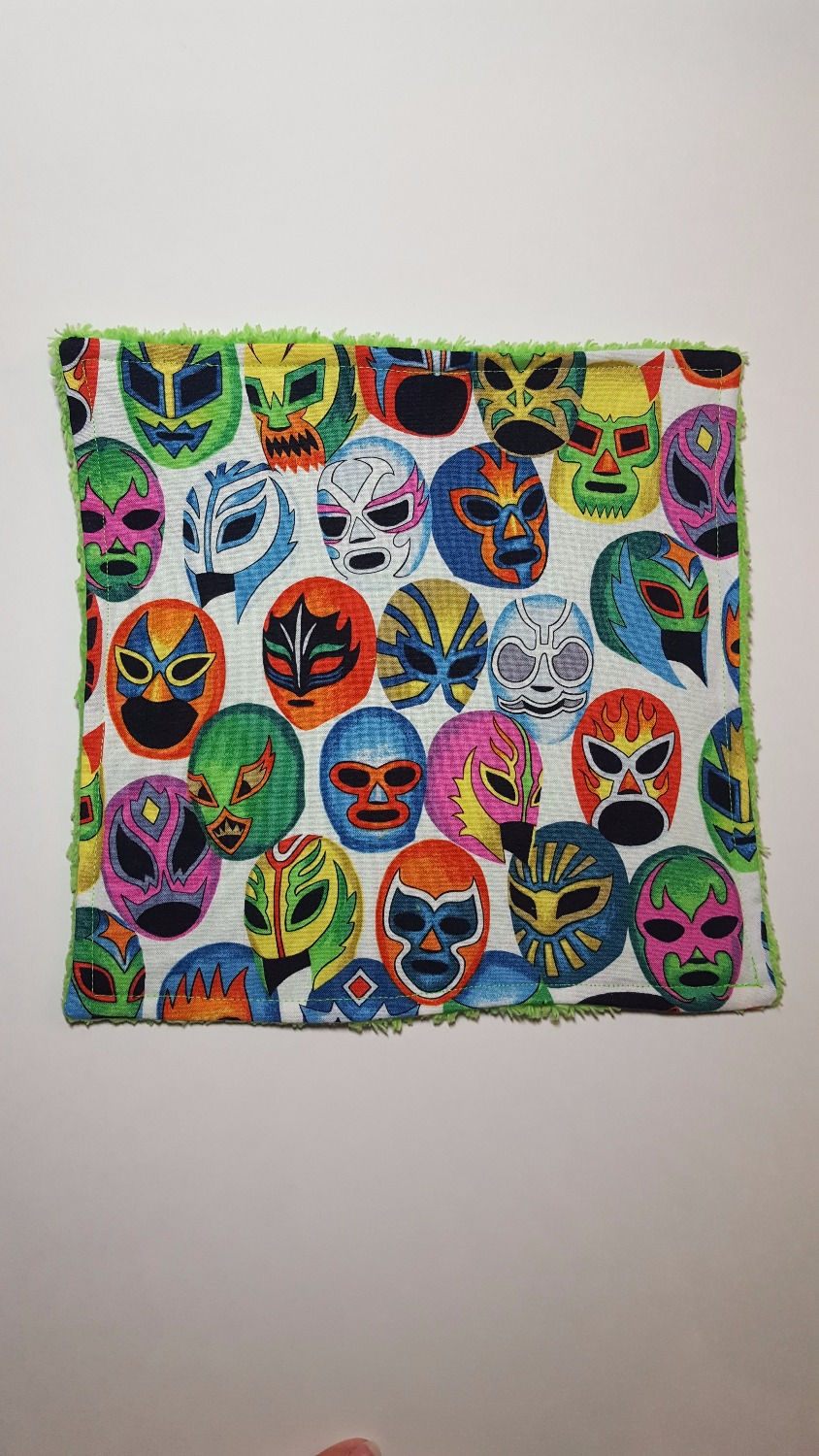 Thumbnail: Lucha Libre Bib, Burp & Whatever Wipe