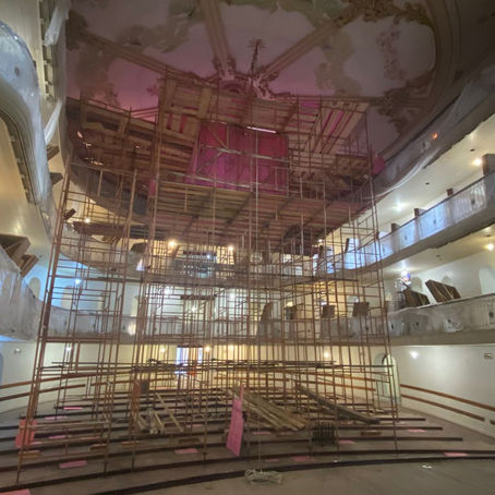 Theatro São Pedro renasce: restauração avança com foco em segurança, acessibilidade e memória