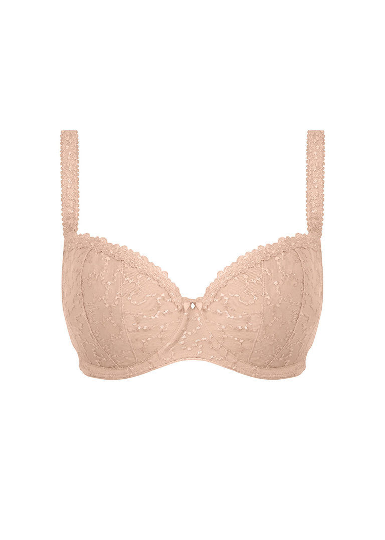 Thumbnail: Fantasie Ana Padded Half Cup Bra Natural Beige