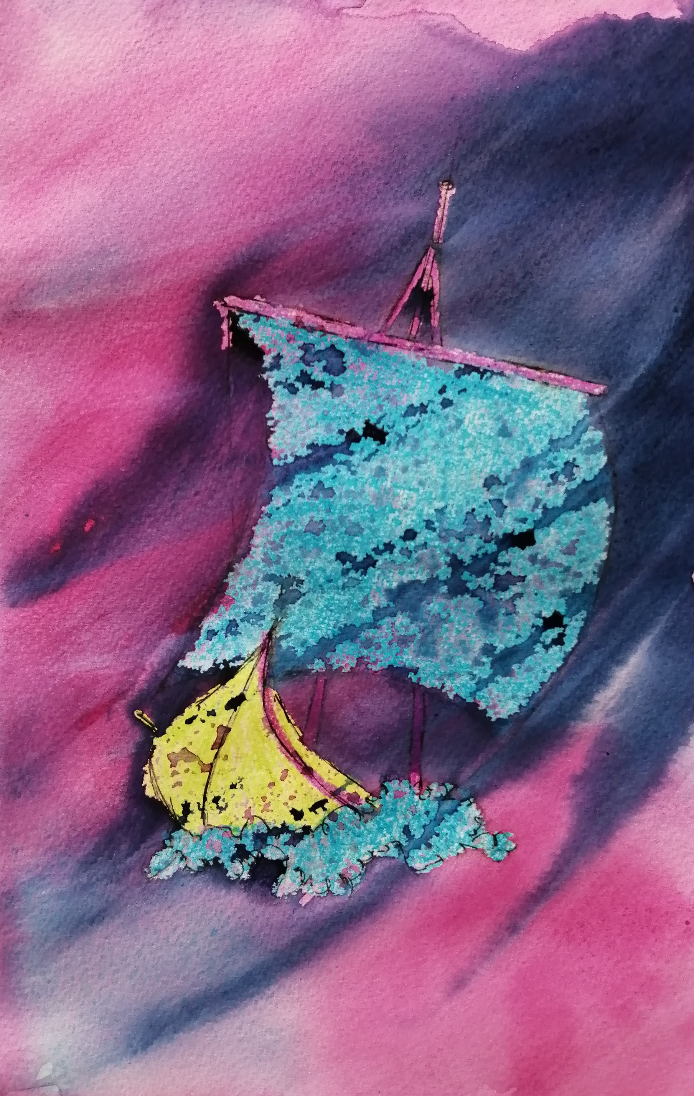 Vikings Crossing The Arctic Circle