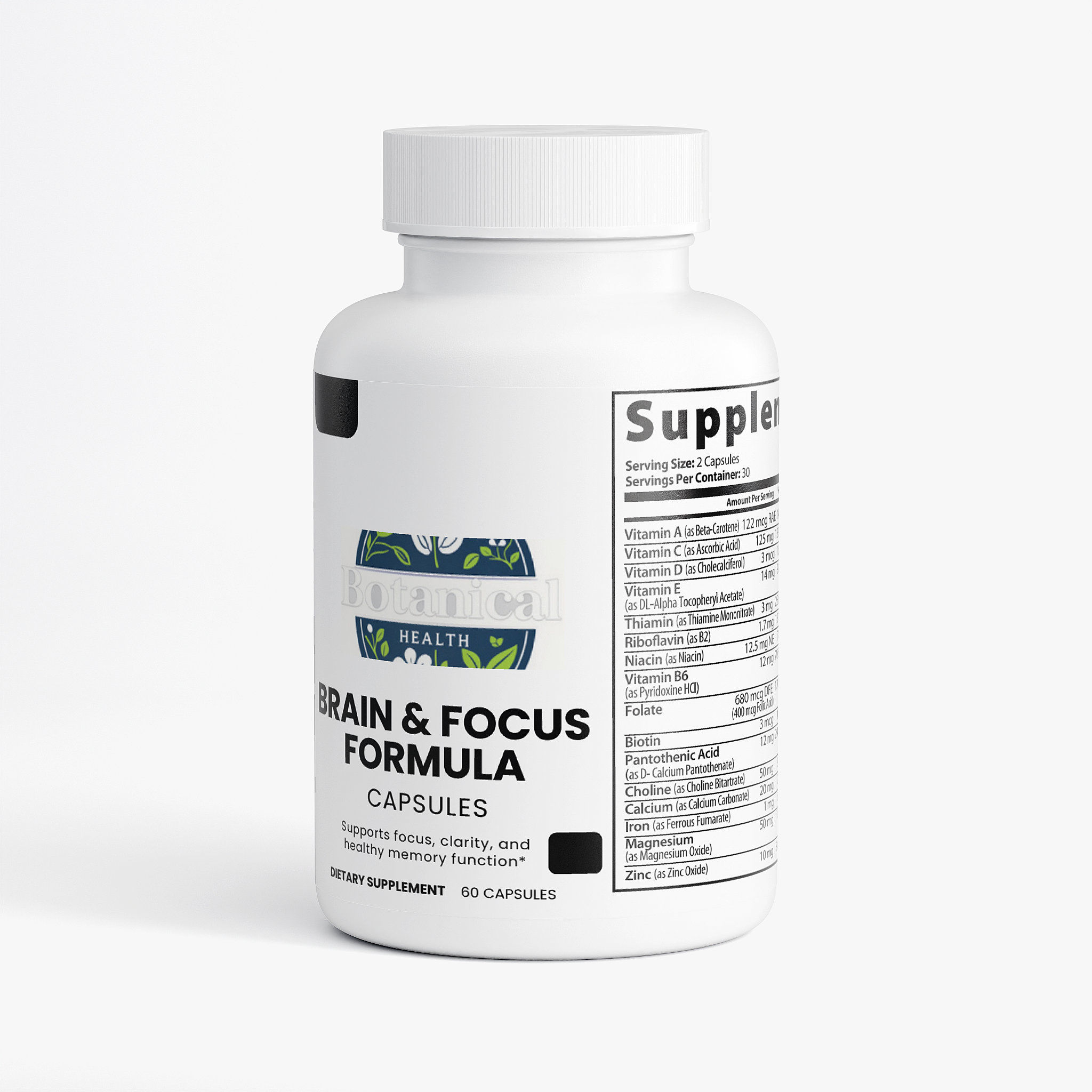 Brain & Focus Formula Capsules