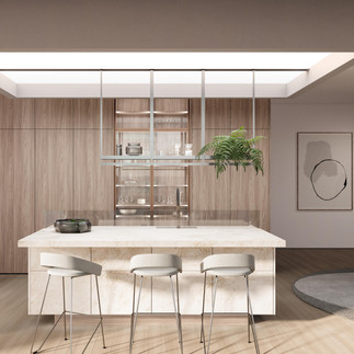 Modern Handleless Kitchen Cabinets