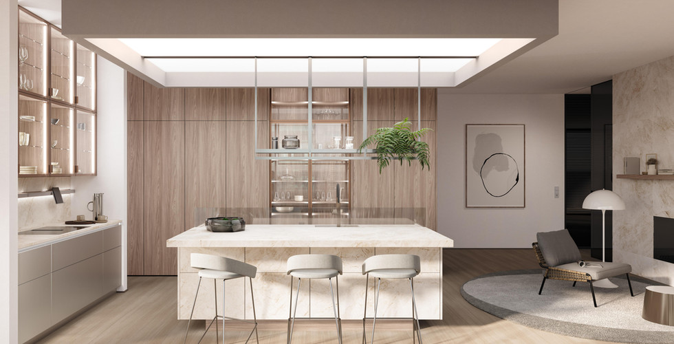 The latest 2025 kitchen trends in lighting and layout design