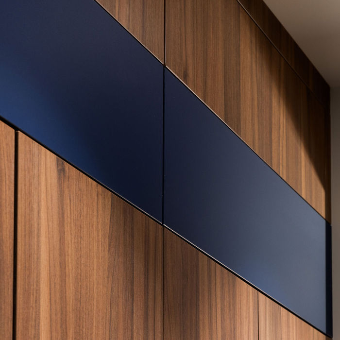 Modern Blue Kitchen Cabinets