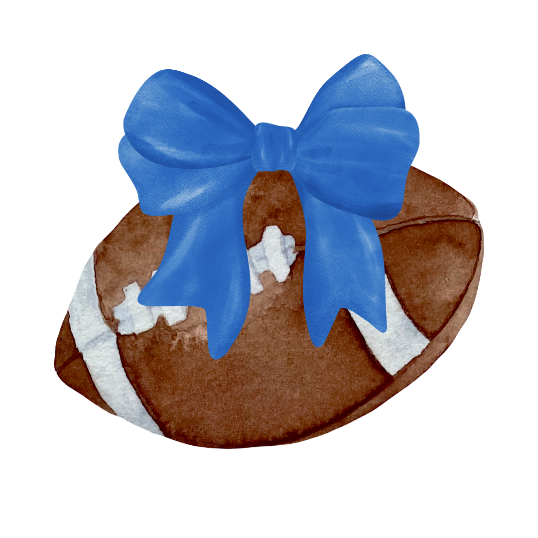 Blue Bow Football