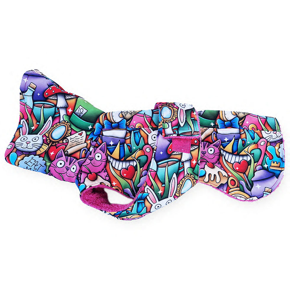 B-M Wonderland Pop Coat – Pink max. ruglengte 38 cm