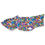 Thumbnail: W1 Rainbow Critter Coat ruglengte 46 cm