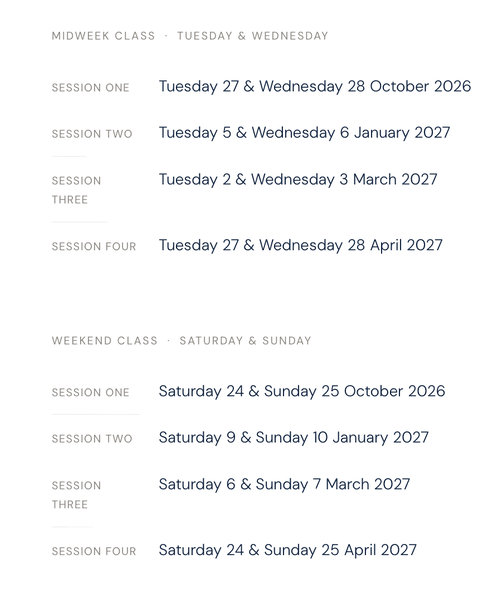 Sound Practitioner course dates