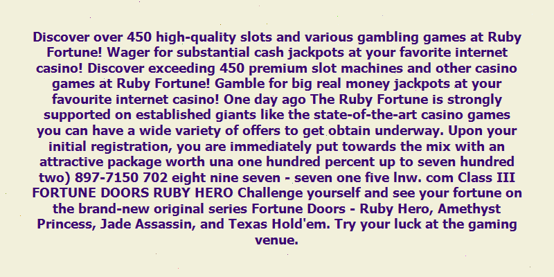 https://rubyfortunes-ca.com/