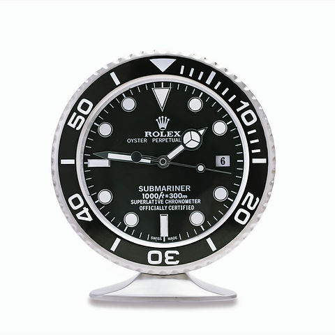 Submariner Classic Black | Desk Clock | WCLOCKS