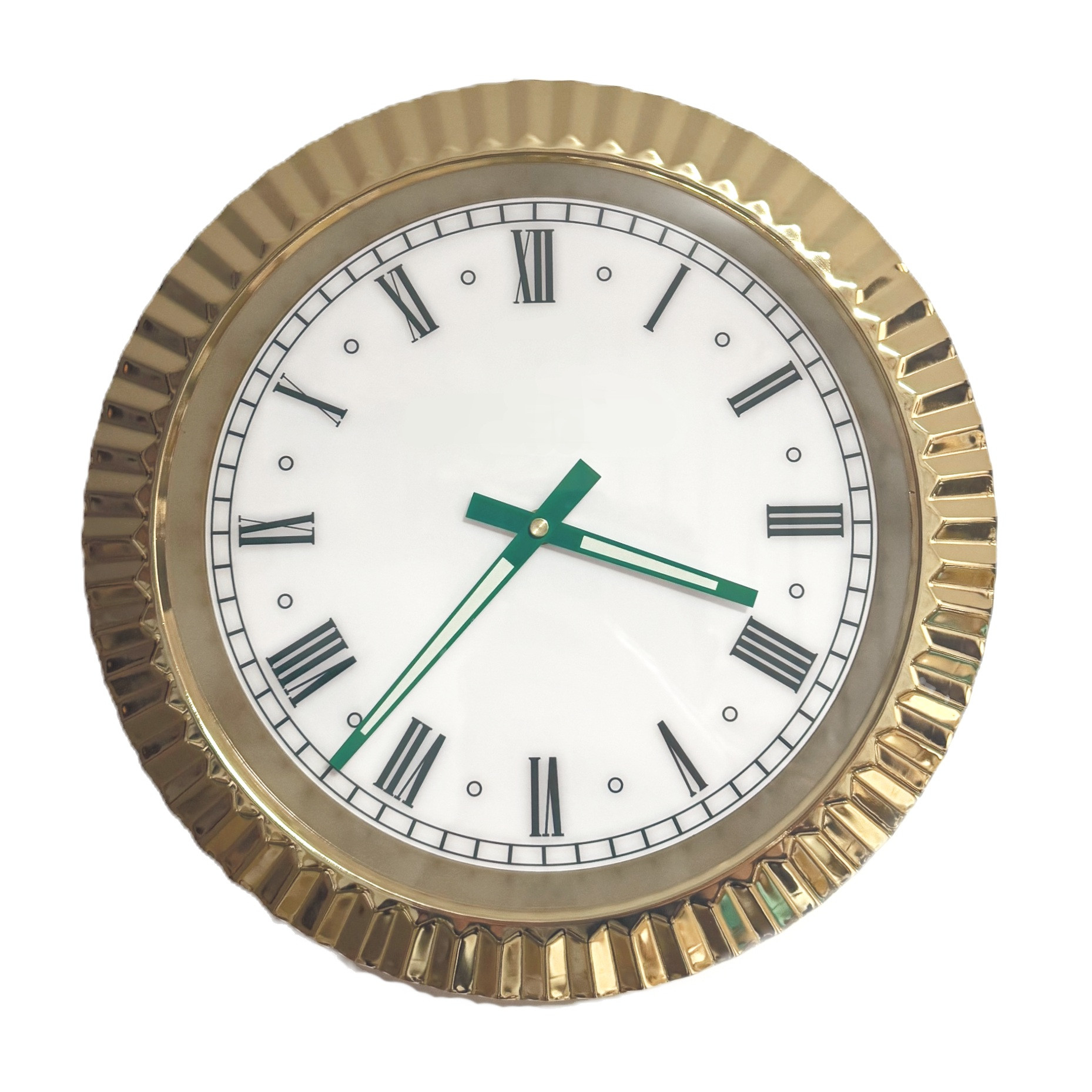 Tennis Gold, Roman Dial | Wall Clock