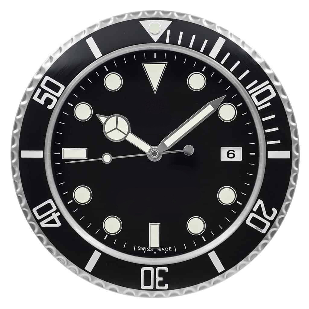 Black Sub-Diver  | Wall Clock