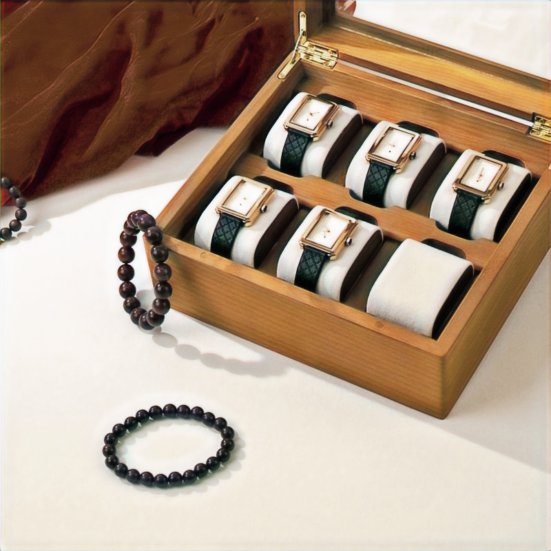 Prestige Wooden Watch Box | 6-Slot Collector’s Display And Storage Case