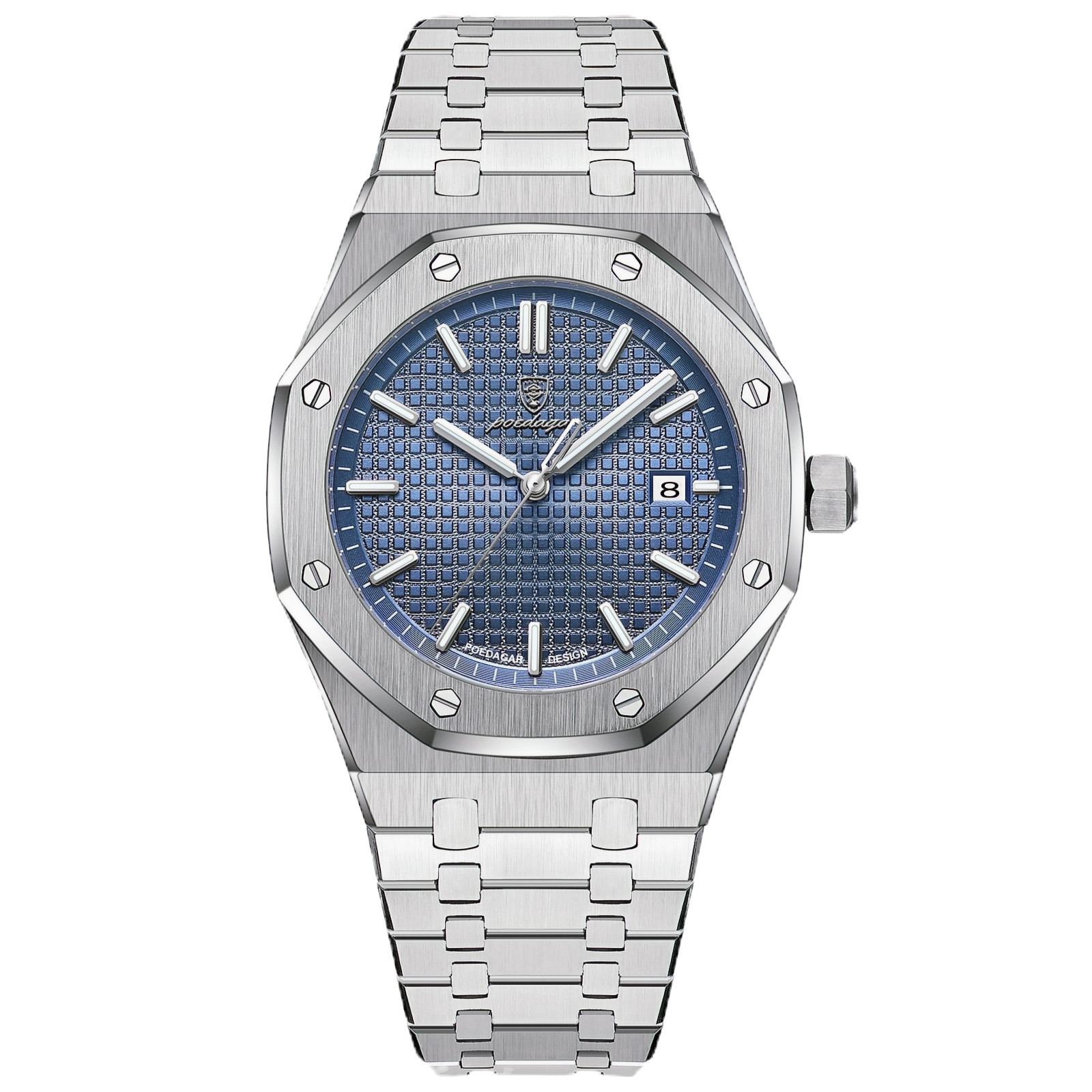 POEDAGAR AP Royal Steel | Men's Watch - 42mm
