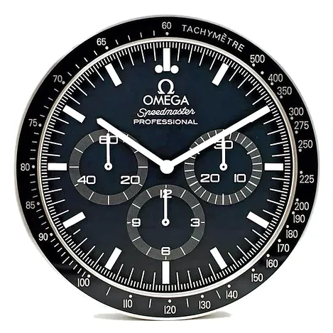 Horloge murale Omega Speedmaster Moonwatch Wclocks Wall Clock