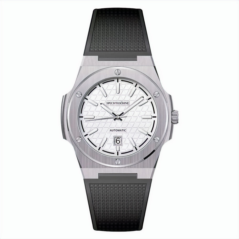 Ingenieur Rubber Steel 41mm Automatic Watch for men with sapphire-coated crystal and stainless steel case