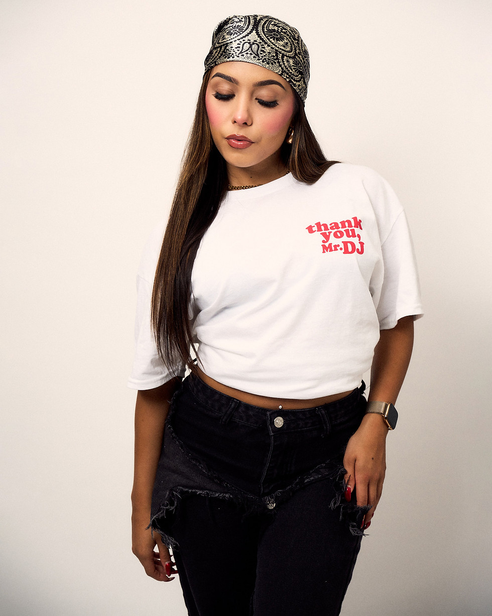 Thumbnail: TYMRDJ White T-Shirt (Unisex)