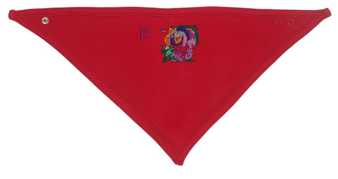 bavoir bébé triangle