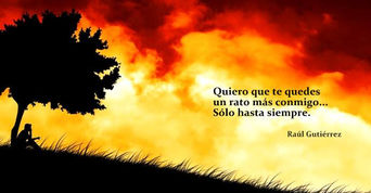 Sólo hasta siempre.