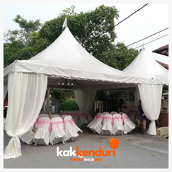Khemah kenduri pelbagai saiz untuk majlis di KL