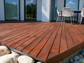 Composite decking installed at terrace home in Kuala Lumpur