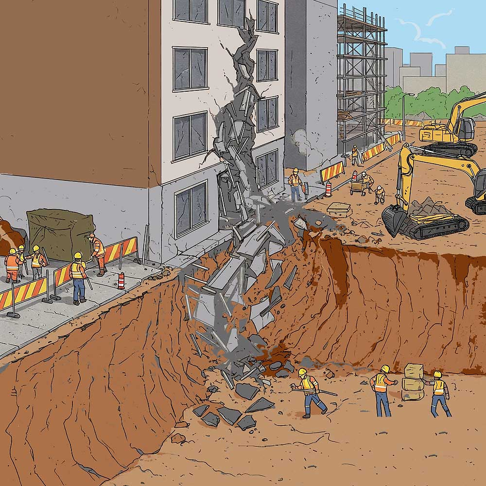 Mobile lorry crane lifting concrete at site in Subang