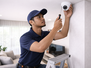 Budget outdoor CCTV camera installed for home in Pahang