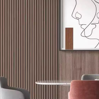 Rekaan panel dinding LED yang kemas di bilik tidur minimalis