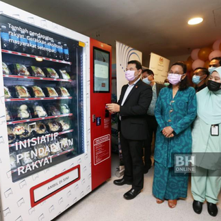 Vending machine price Malaysia banner showing RM5,000 per unit