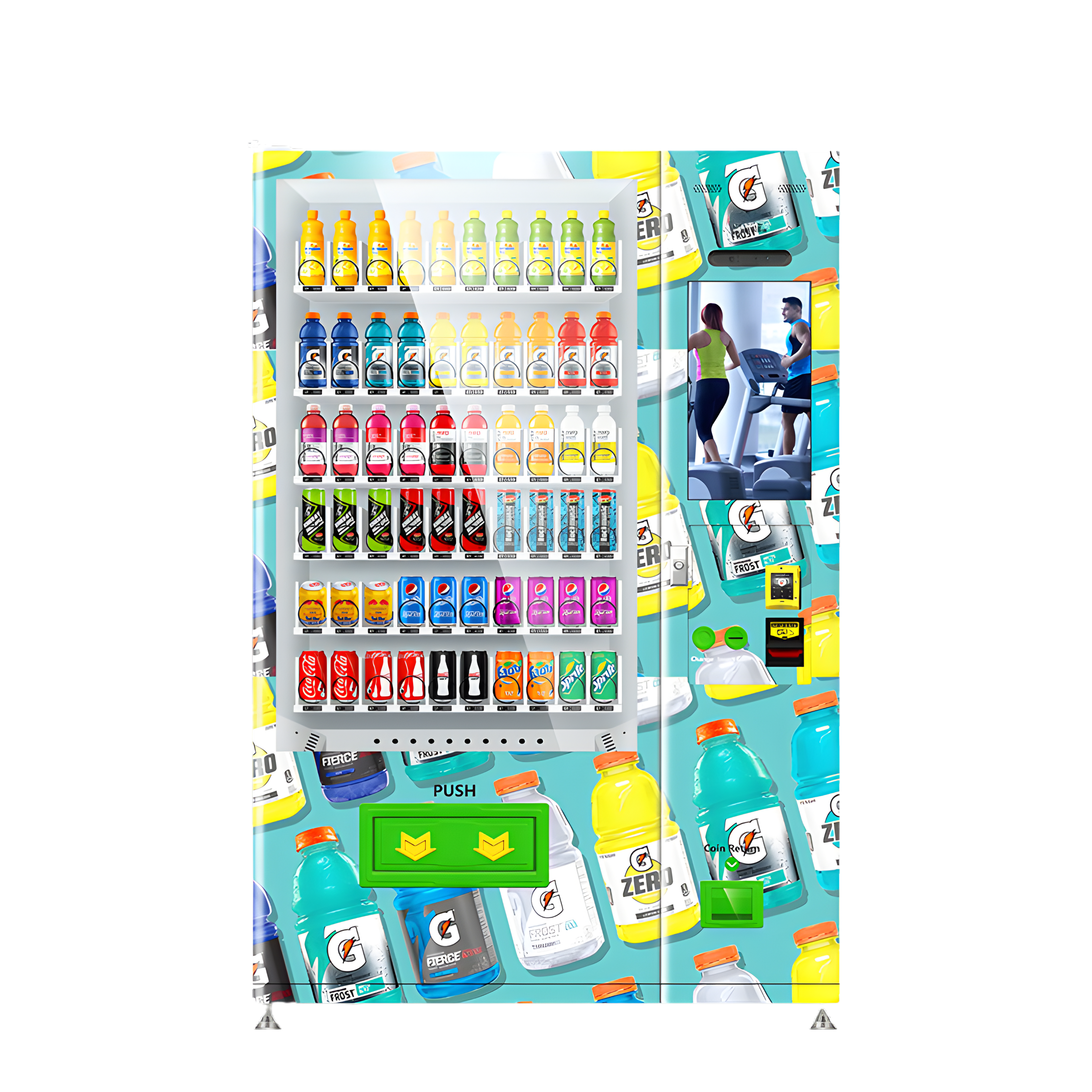 JV-CSC-10C (22SP) Gym Food and Drink Vending Machine | Fitness Vending Machine