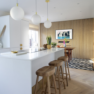 Johor project showcasing modern vertical fluted wall panel