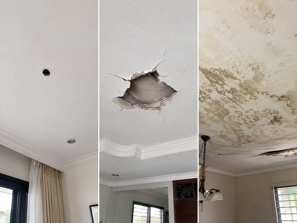 Comparison of plaster ceiling patch repair and replacement options in Malaysia
