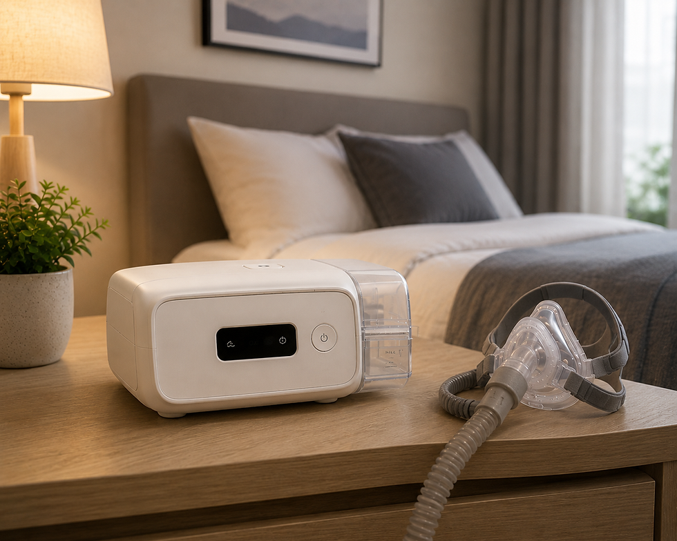 CPAP nasal pillows offering lightweight support with minimal contact.