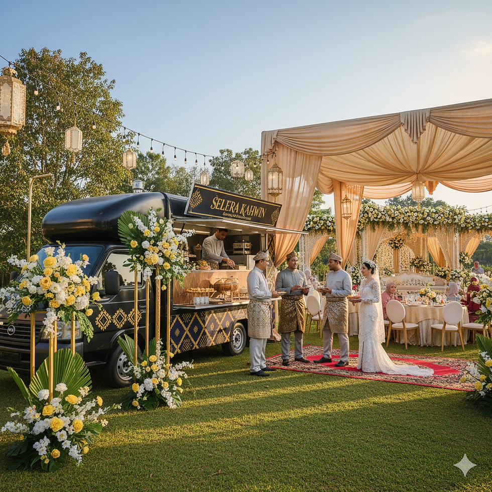 Food truck rental Selangor for wedding catering services